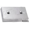 ANODO RECTANGULAR ZINC 455X100X50MM