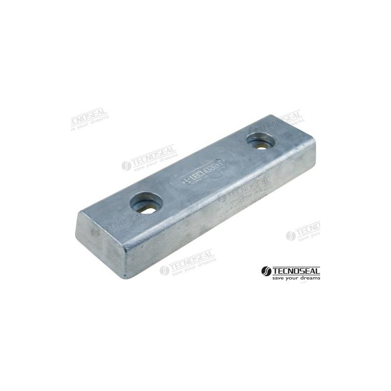 ANODO RECTANGULAR ZINC 300X80X46MM