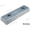 ANODO RECTANGULAR ZINC 300X80X46MM