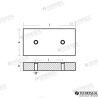 CALDAIA ZINC ANODE 300X150X26MM
