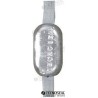 ZINK-OVALE ANODE 300X25X5MM 1,8KG