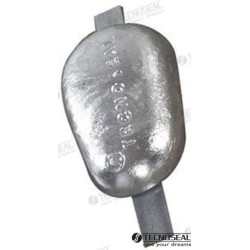 ANODE FOR WELDING ZINC 250X25X5MM 3KG
