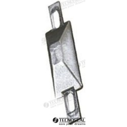 INGOT ANODE WITH ZINC INSERT 0.5KG