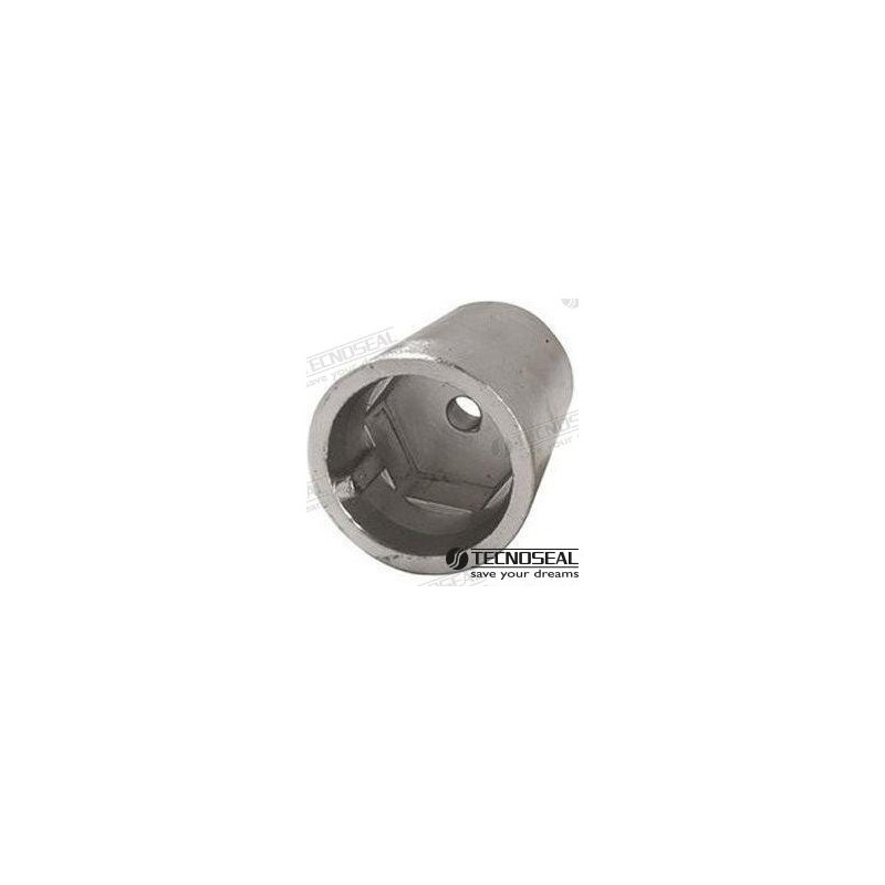 SECHSECKIGE ZINKRADICE-ANODENWELLE 40 MM