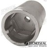 SECHSECKIGE ZINKRADICE-ANODENWELLE 40 MM