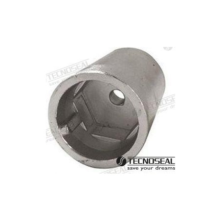 ANODO RADICE HEXAGONAL ZINC EJE 50MM