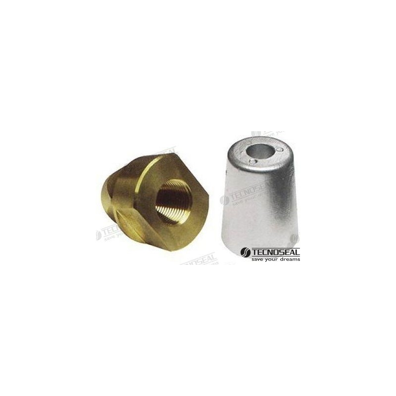 ANODO CONICO CUADRADO ZINC Ø 68,5MM