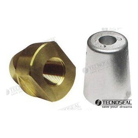 ANODO CONICO CUADRADO ZINC Ø 68,5MM