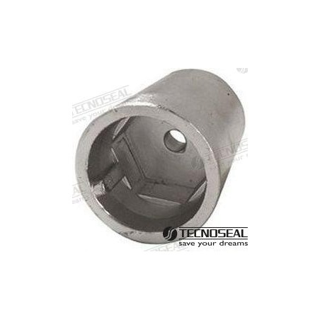 ANODO RADICE HEXAGONAL ZINC EJE 55MM