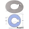 STAINLESS STEEL RADICE ZINC WASHER SHAFT 45