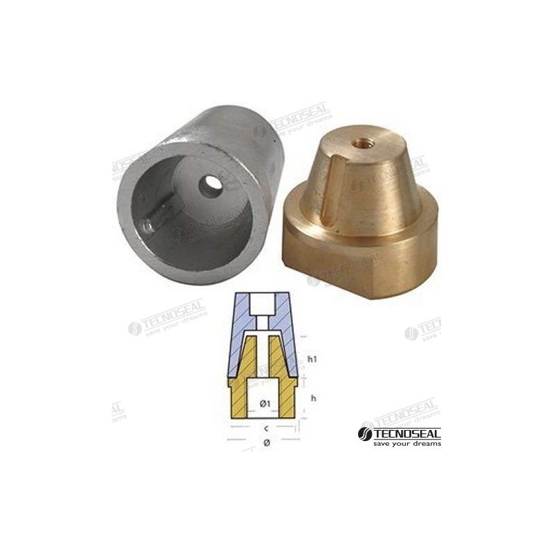 ANODO RADICE COMPLETO ZINC EJE 60