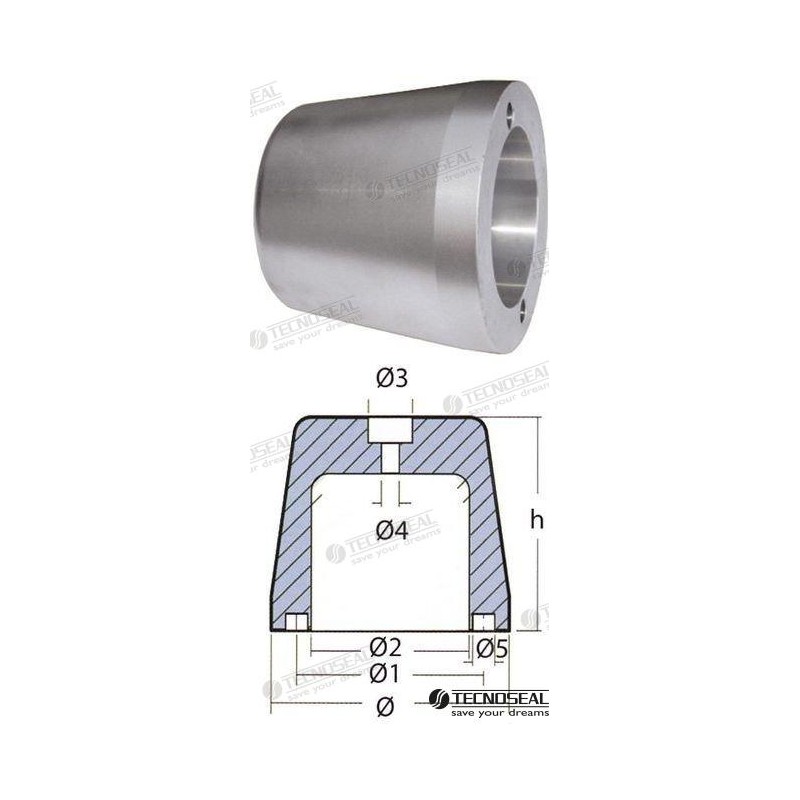 ANODO RIVA SPLENDIDA ZINC 7,05KG.