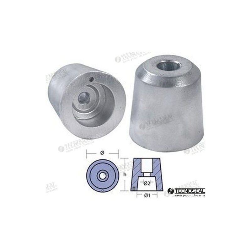 REGGIANI ZINC ANODE SHAFT 25