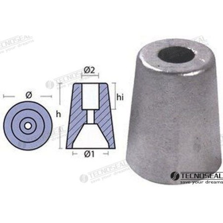 ANODO FERRETI ZINC EJE 40
