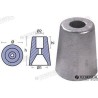 ANODO FERRETI ZINC EJE 50