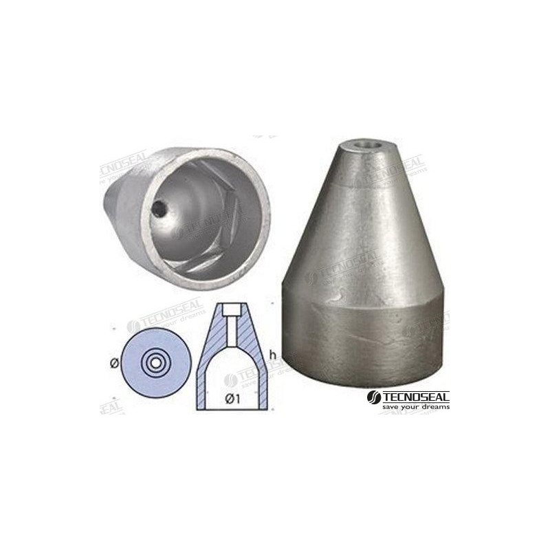 ANODO OGIVE ORVEA ZINC 65MM