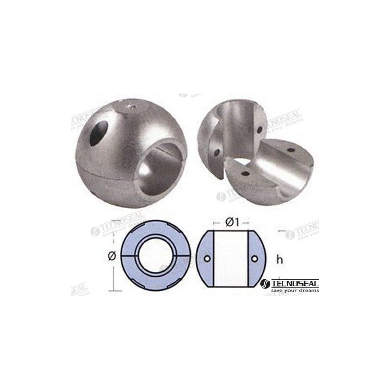 COLLARIN CORTO ZINC EJE 19MM.