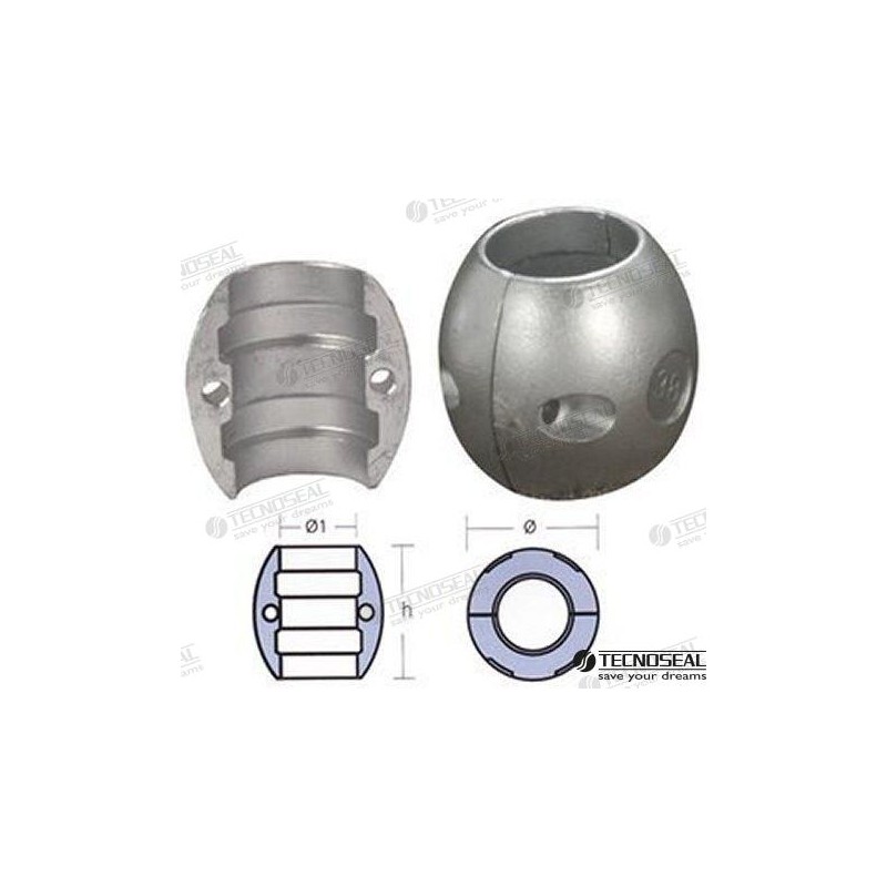 ZINC COLLAR SHAFT 25MM.