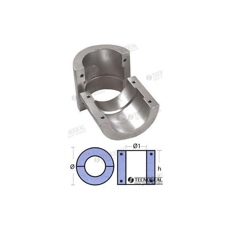 COLLARIN ZINC EJE 125 MM