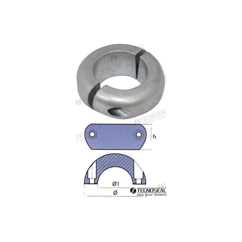 COLLAR PLANO ZINC 22MM.