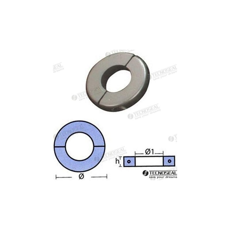 FLAT ZINC NECKLACE 45MM.