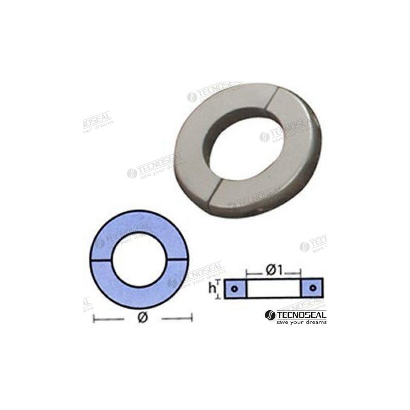 COLLAR PLANO ZINC 50MM.