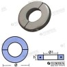 FLAT ZINC NECKLACE 38MM.