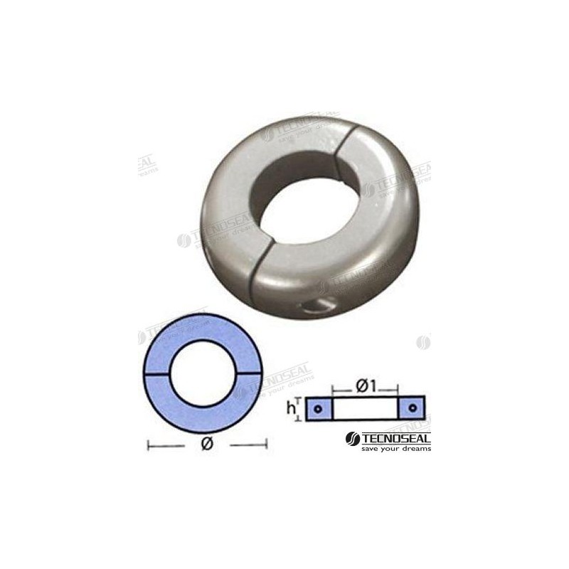 FLAT ZINC NECKLACE 85MM.
