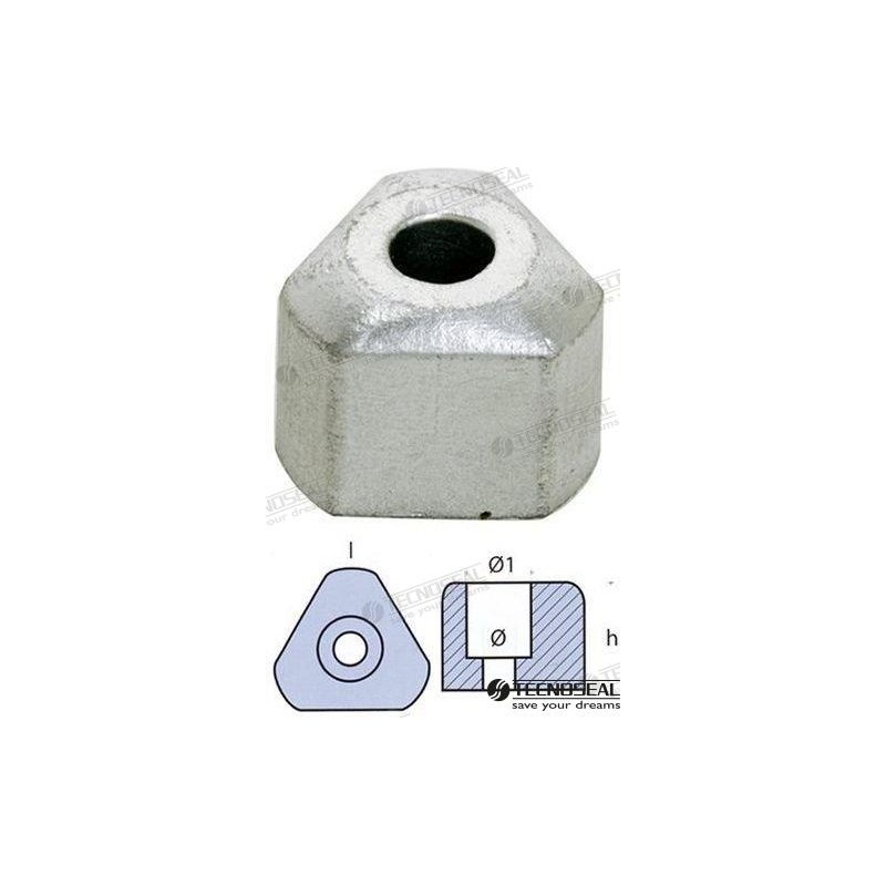 ANODO GORI Ø 6MM ZINC 20-33MM