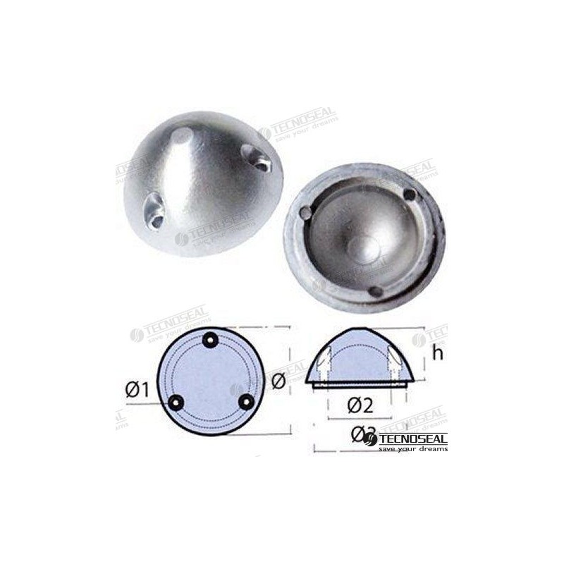 VARIPROP PROPELLER ANODE 95 Ø 56MM ZINC