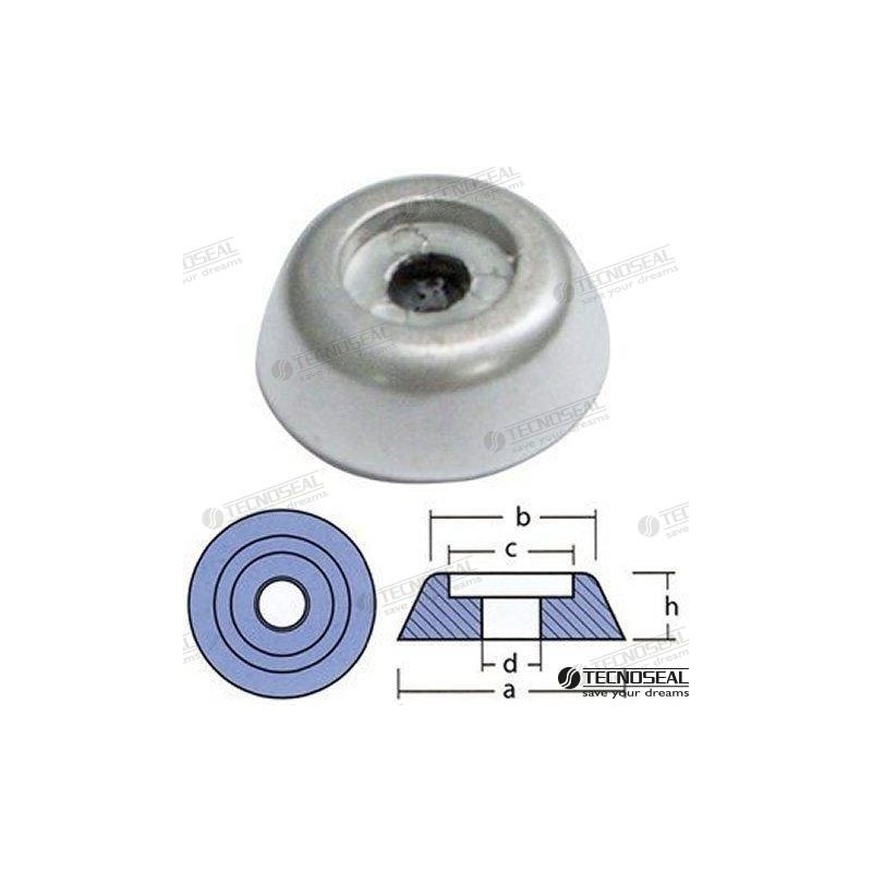 LEWMAR SERIES 185TT ZINC ANODE