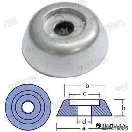 ANODO LEWMAR SERIE 185TT ZINC