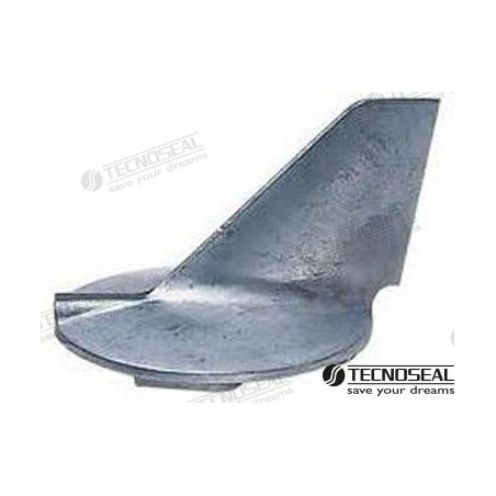 RUDDER ANODE YAMAHA V6 225-250HP ZINC