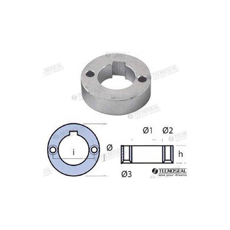 DUFOUR ANODE Ø 28MM ZINC