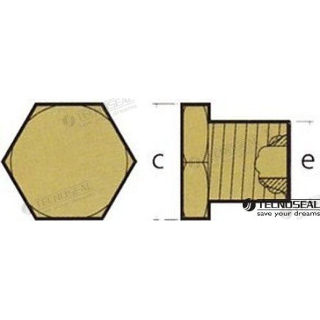 TAPON ANODO CATERPILLAR TEN02021T