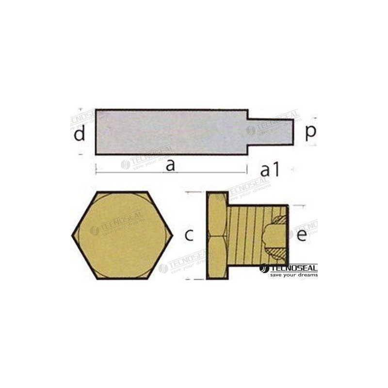CATERPILLAR ANODE MIT STECKER