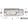LOMBARDINI ZINC ANODE TEN02350T