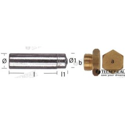 ANODO PARA LOMBARDINI ZINC Ø 15MM