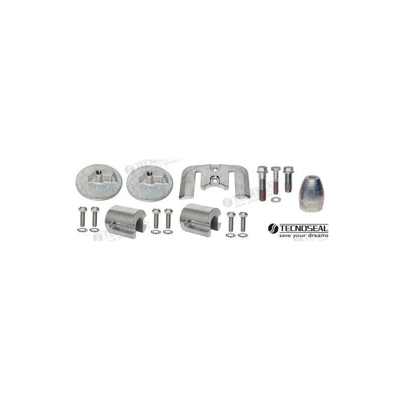 KIT ANODOS ZINC MERCURY BRAVO III-2004