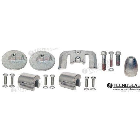 KIT ANODOS ZINC MERCURY BRAVO III-2004