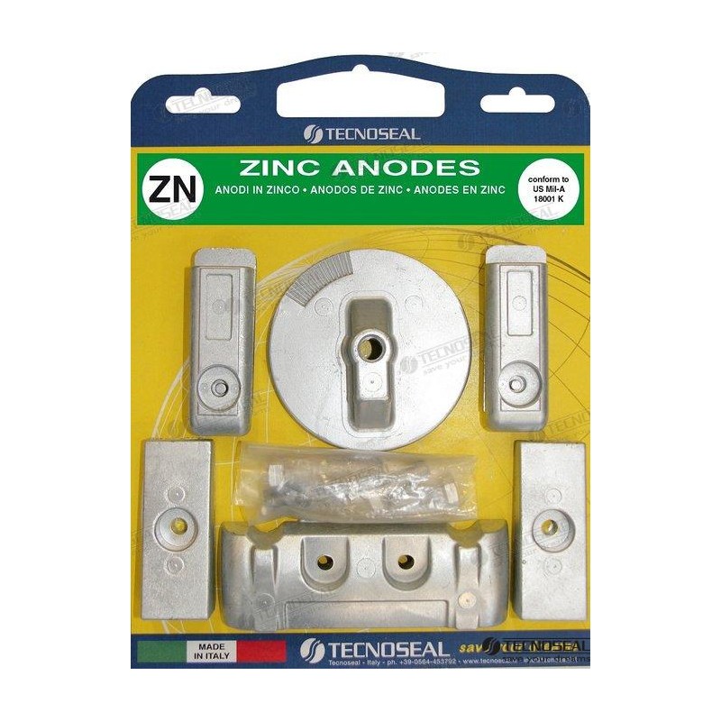 KIT ANODOS ZINC MERCURY VERADO 6