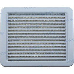 WHITE ABS AIR INTAKE GRILLE 10X8