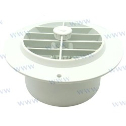 REJILLA PVC AJUSTABLE BLANCA DIM. 100MM