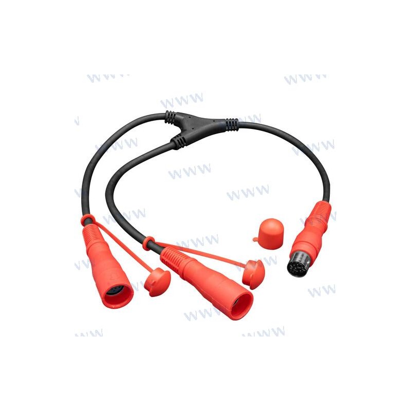CABLE Y PARA DOBLE REMOTE G2-TR WETWS-L ALTAVOZ PORTATIL WETSOUNDS 2-53 AC 36.1665 857.41 25.0